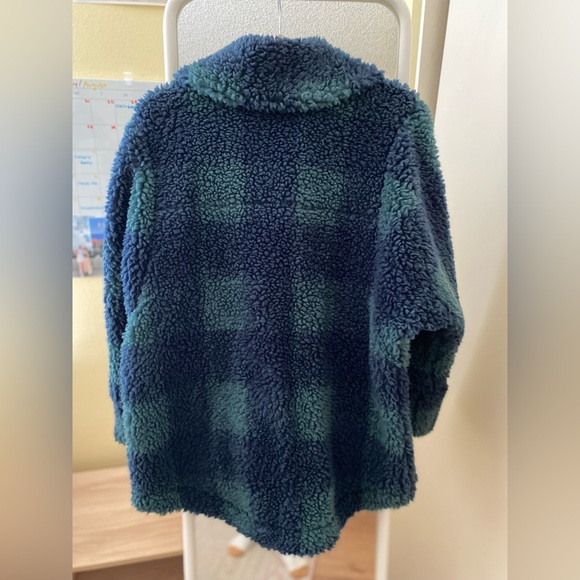Madewell Evergreen Sherpa Jacket in Buffalo Check - Picture 6 of 12